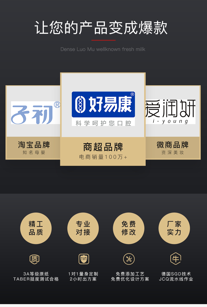 化妆品外盒包装厂家案例