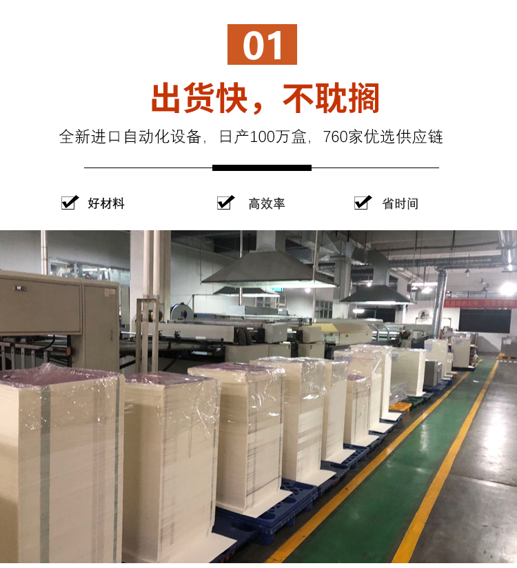 护肤品包装礼盒定制 出货优势