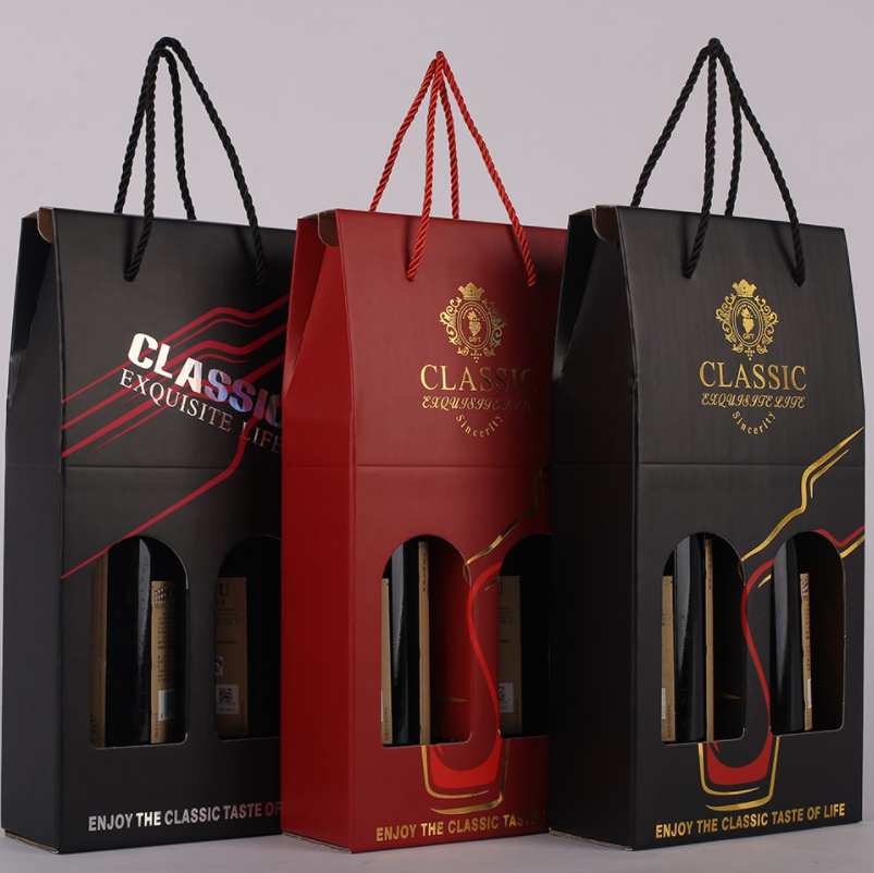 红酒礼盒设计 样品图