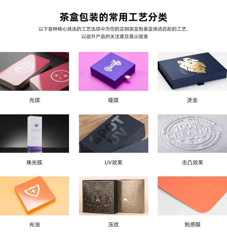 茶叶礼盒包装厂家定制工艺
